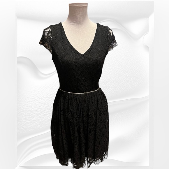 NWT As u wish lace little black dress - Picture 1 of 4